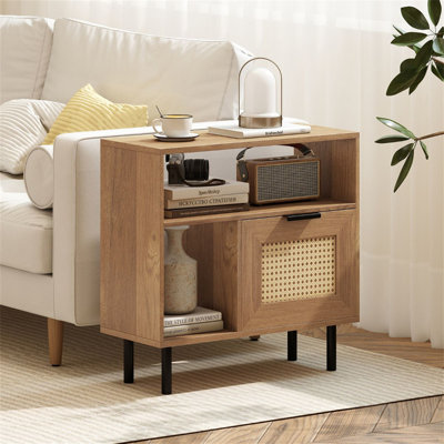 60cm W Manufactured Wood Bedside Table