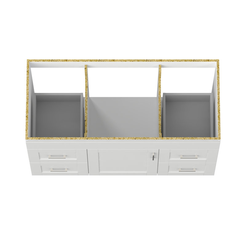 MagickWoods Hudson 48" Single Bathroom Vanity Base Only, Pearl White