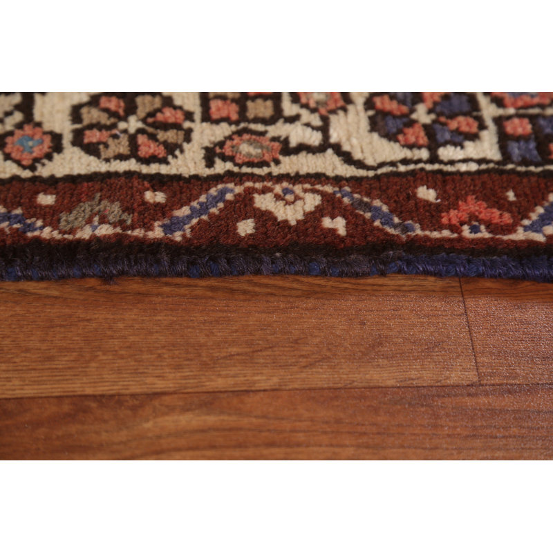 Tapis de couloir rétro en laine Hamedan