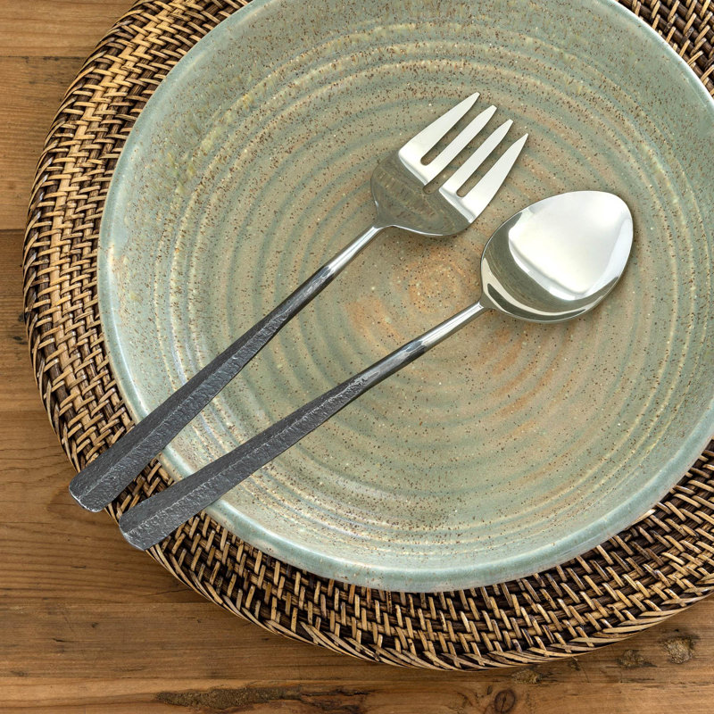 Park Hill Collection Rustic Salad Server Set