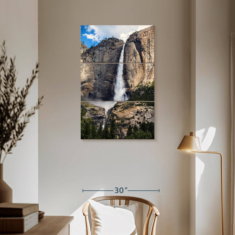 Iconic Yosemite Falls, 57" H x 36" W