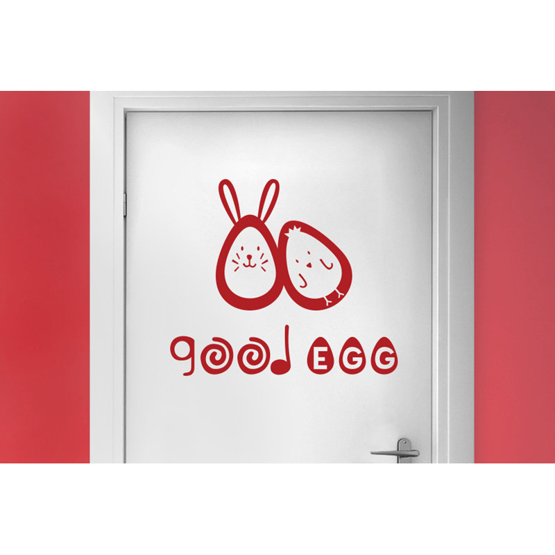 Animals Wall Decal, Dark Red