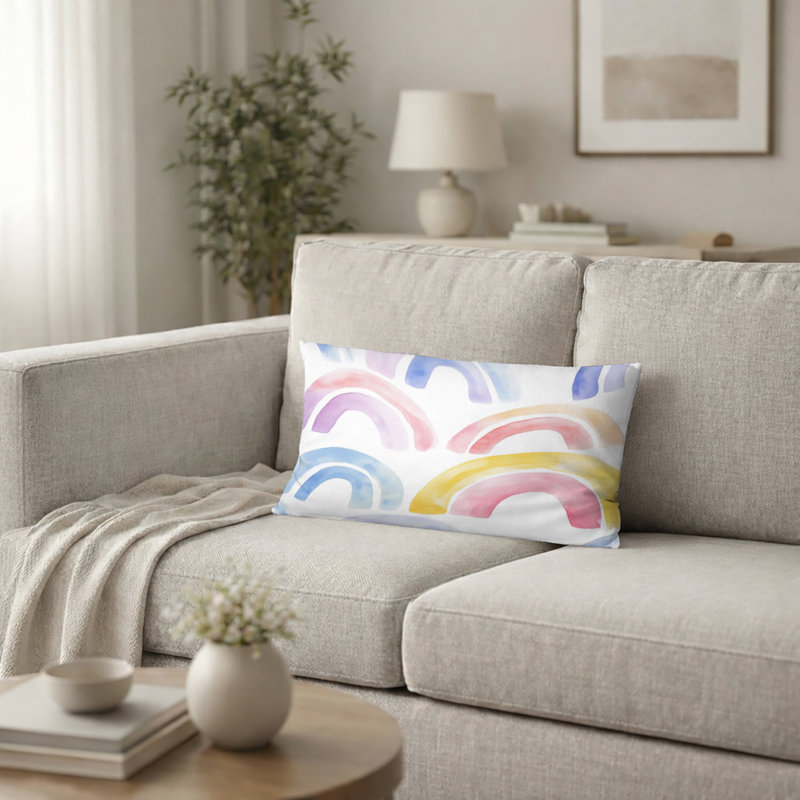 Coussin Ombre - Coussin Boho, H 12 po x l 20 po