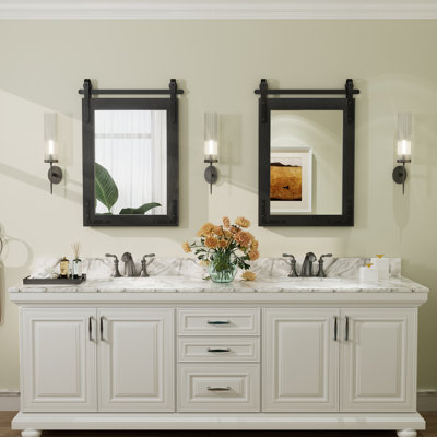 Miroir mural Amara Rustic Farmhouse