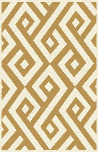 Tapis brun/beige Risley, Rectangle 7 pi 11 po x 9 pi 10 po