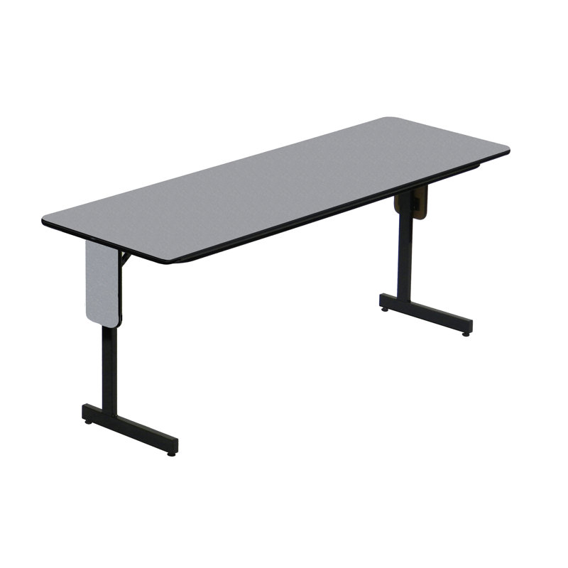 Table pliante rectangulaire 72'', Granite, l 60 po x P 24 po