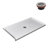 60 in. x 32 in. Alcove Acrylic Shower Base in Glossy White With Center Drain, Drain Included-115227566