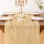 Chemin de table en mousseline, décoration automnale bohème pour mariage, anniversaire ou maison