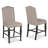 Oakton Upholstered Counter Stool with Metal Frame