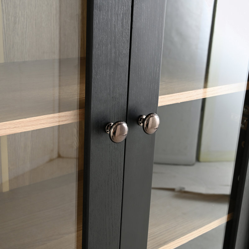 Tall Cabinet with Double Glass Doors