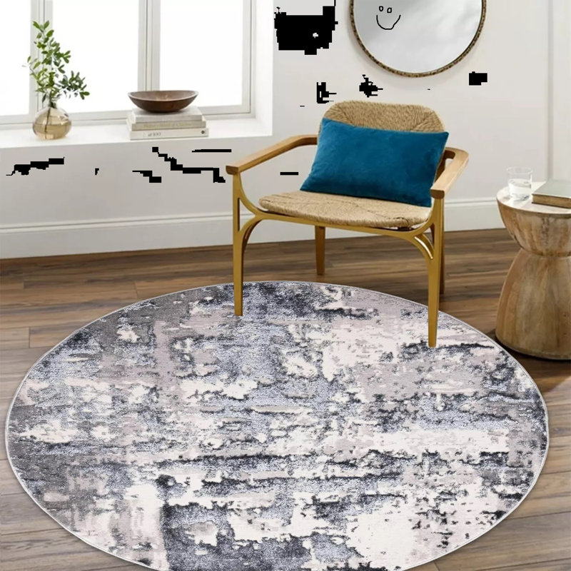 Round Ameirah 120cm X 120cm Area Rug