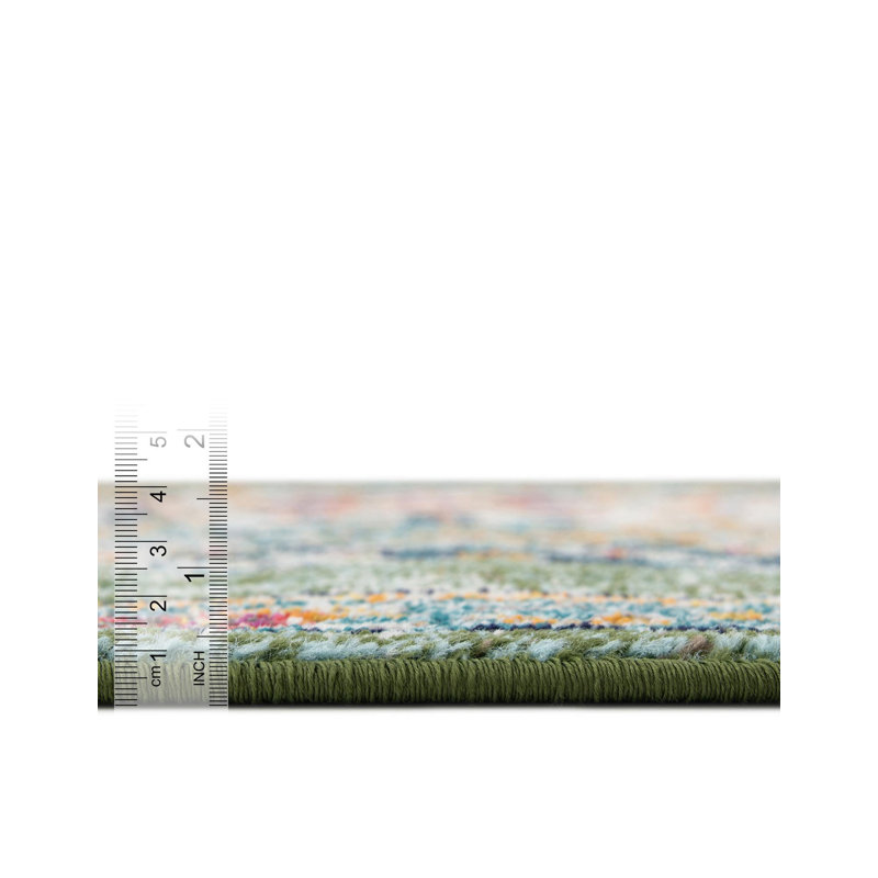 Galyean Abstract Indoor Rug, Square 8'