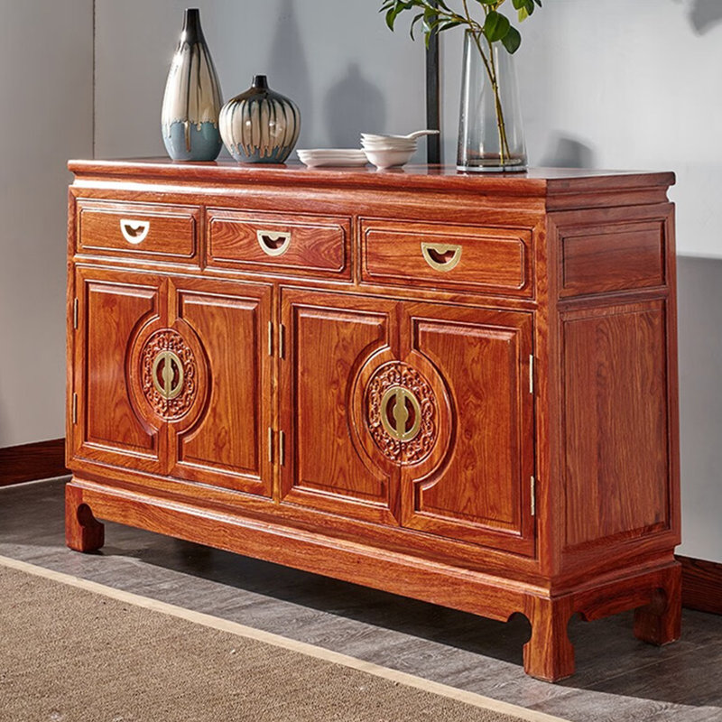 Buffet haut de gamme de style chinois, H 34,6 po x l 50,4 po x P 15,7 po