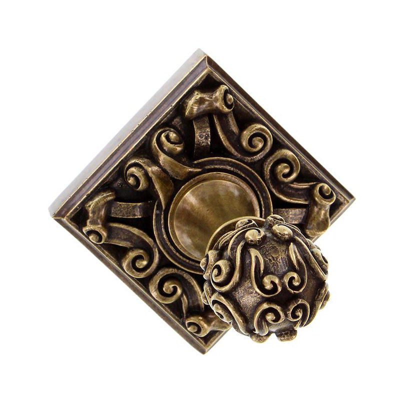 Sforza Robe Hook, Antique Brass