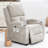 30.71'' Ultra-Comfortable Modern Recliner with Push-Back Mechanism, Dual USB Ports, and Cup Holders-1804988050