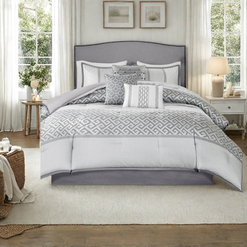 Ensembles de literie en jacquard élégant, polyester confortable, style traditionnel pour la maison