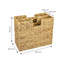 Water Hyacinth Free Standing Magazine Rack