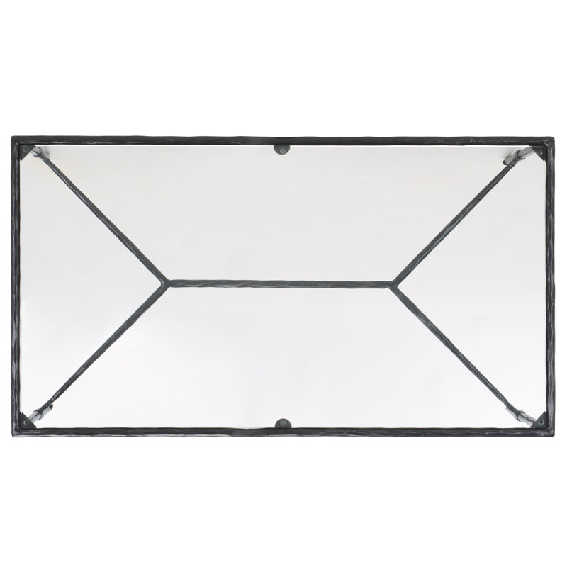 Isabellina Rectangular Coffee Table, Black