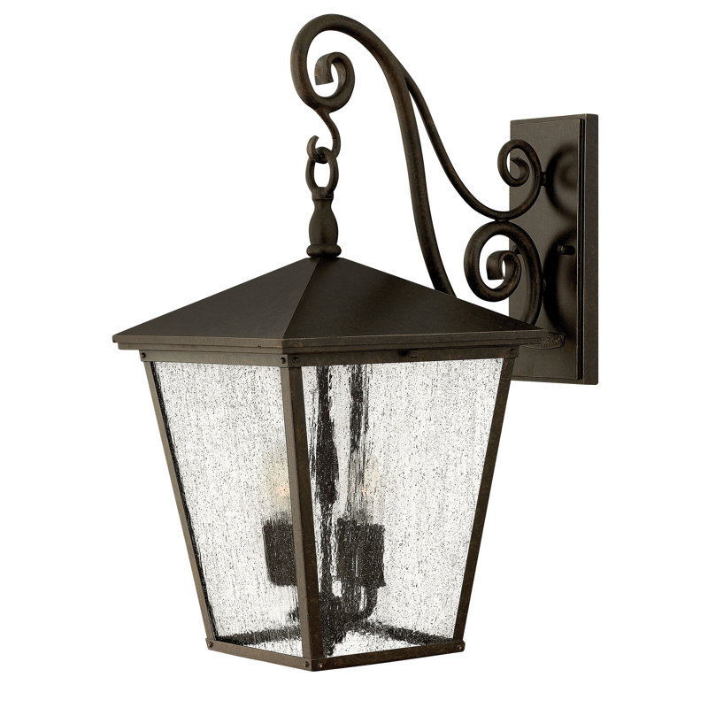 Trellis Regency Bronze 4 - Bulb Outdoor Wall Lantern, Incandescent