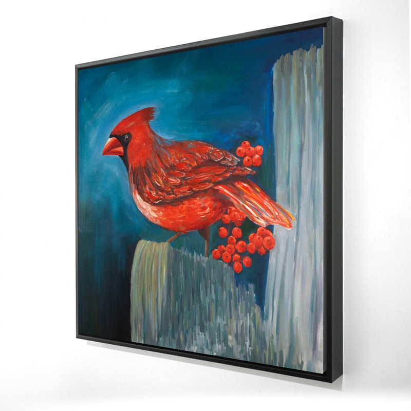 " Redbreast Bird On A Branch "