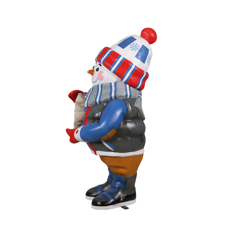 Snowman With Snowflake