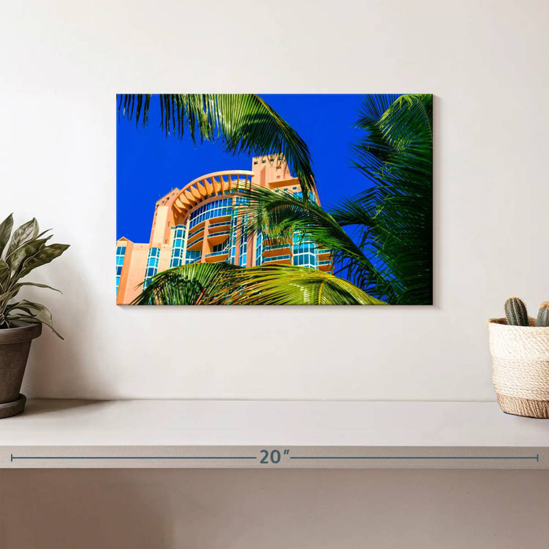 Lilie Building In Miami, 8" H x 12" W