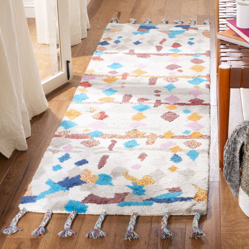 Janis Hand Tufted Performance Geometric Rug, Runner 2'3" x 8'