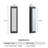 LED Outdoor Wall Light with White Acrylic Diffuser in Matte Black, Dimmable
