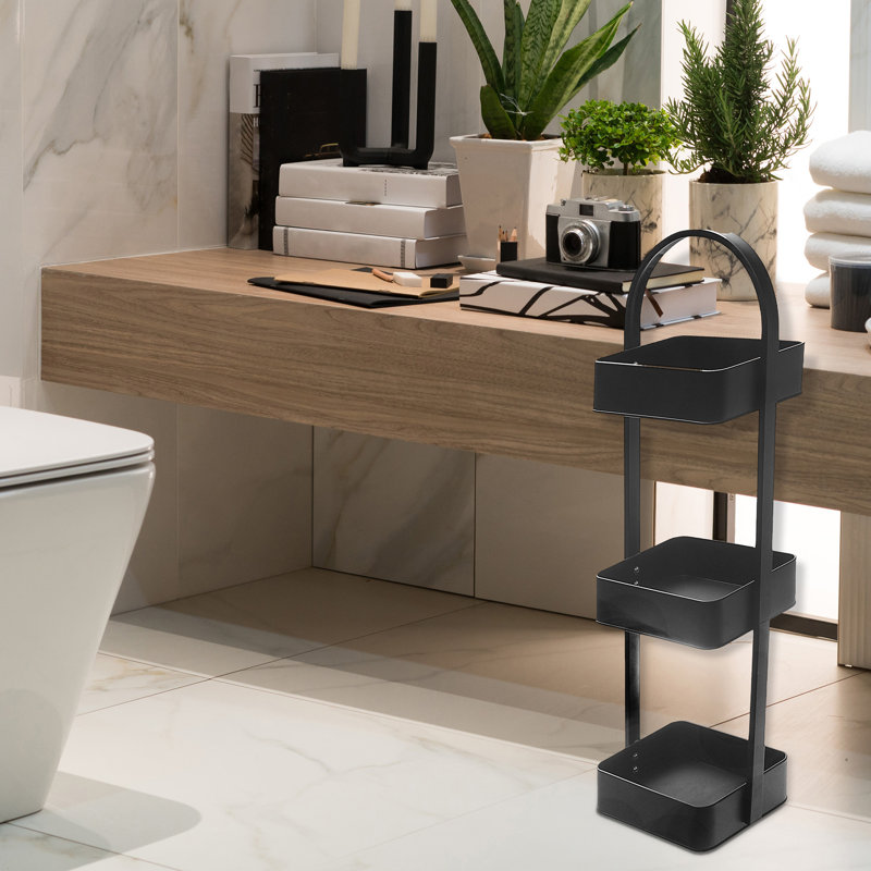 Porte-revues avec plateau en bois