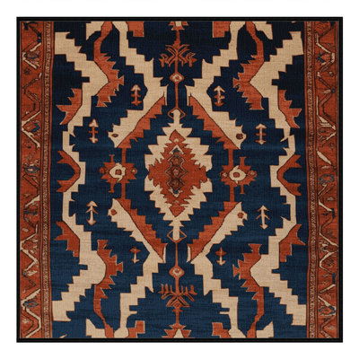 Machine Washable Persian Gray Area Rug