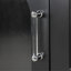 Meuble-lavabo 24 po avec lavabo, meuble-lavabo avec deux tiroirs et porte, tablette réglable, bois massif et panneau de fibres à densité moyenne, noir-1846210218
