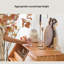 Buffet couleur cerisier et bois massif + verre-441684789