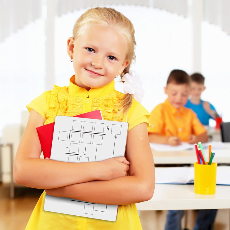 Scribbledo 5 Pack Dry Erase Division White Boards 9x12inch