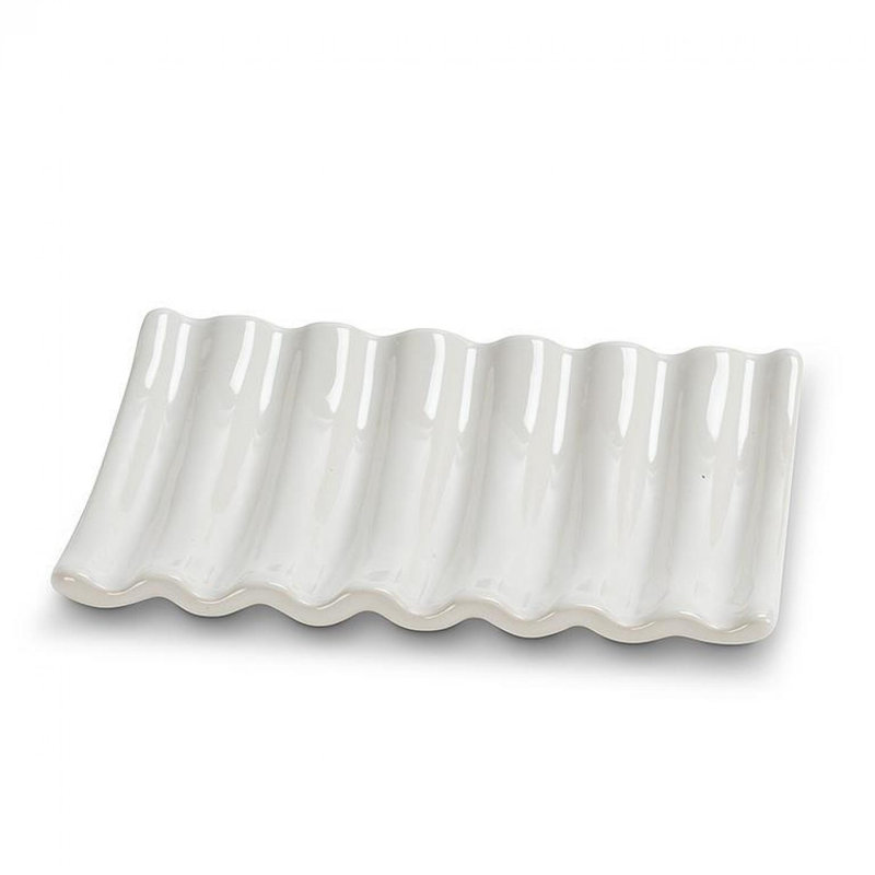 Porte-savon blanc