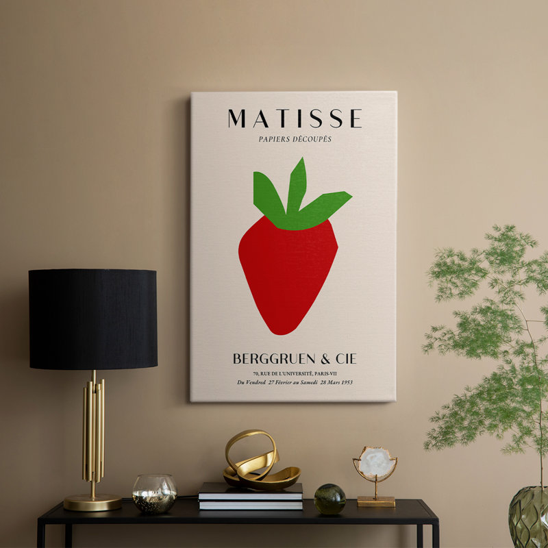 Matisse CL XXI, reproduction encadrée - galerie Cavas, H 18 po x l 12 po