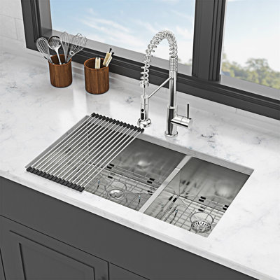 Undermount Double Bowl Kitchen Sink