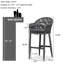 Tabourets de bar d'extérieur avec coussin moelleux imperméable Aleza-406576260-406576258-406576263
