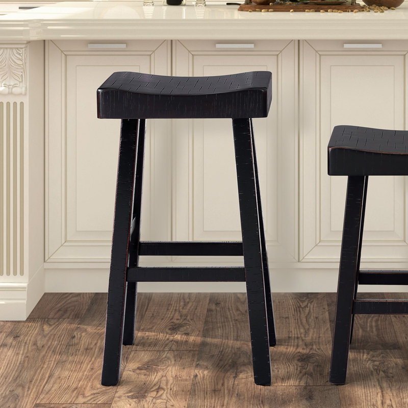 Tabourets Armantine, ensemble de 2, Noir, Tabouret de bar (siège d'une hauteur de 31 po)