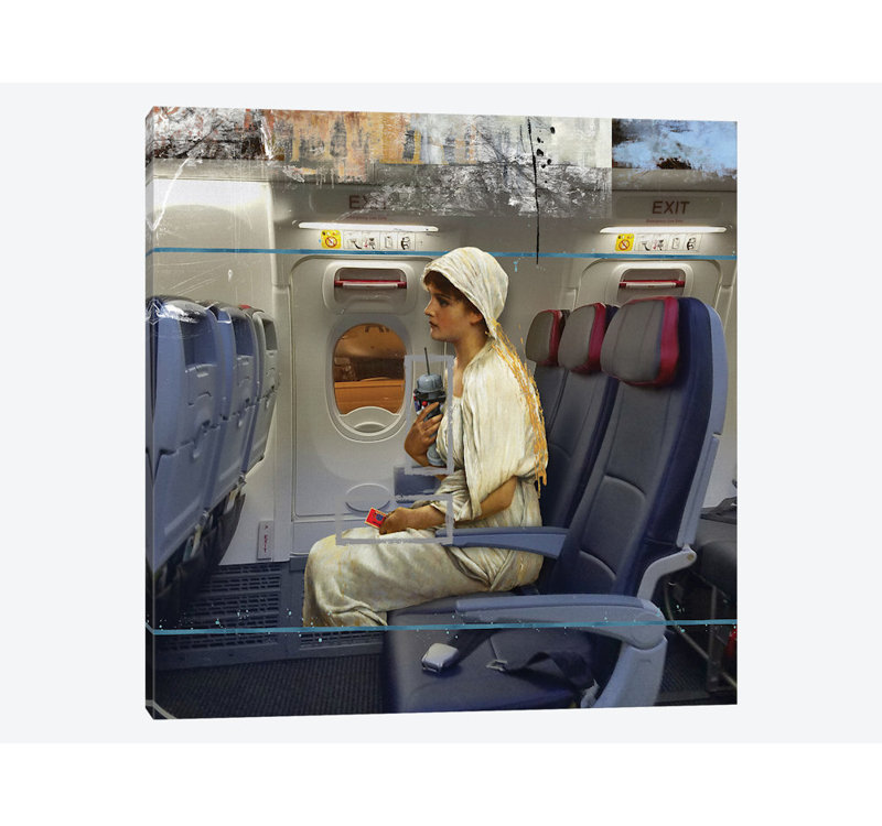 « before me leave », impression sur toile, H 26 po x l 26 po x P 1,5 po, Toile tendue, Pas de tapis