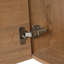 Armoire de salle de bain flottante 18 po avec cuve en résine blanche et porte - Modern Perspectives