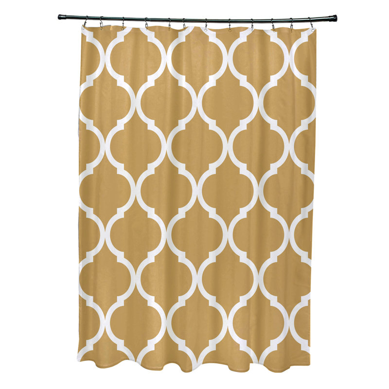 Floral Shower Curtain, Dijon