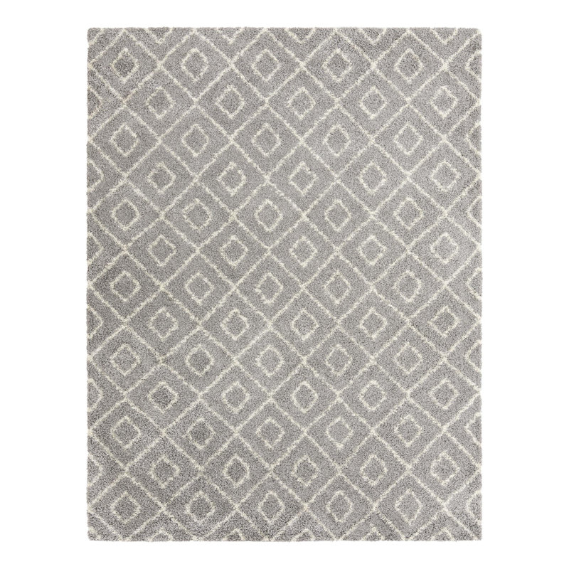 Azbill Geometric Indoor Rug, Rectangle 10' x 13'