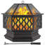 Hexagon Iron Wood Burning Smokeless Fire Pit-949134291