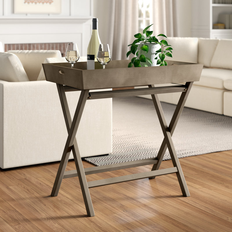 Varnell Tray Table, Saddle Brown