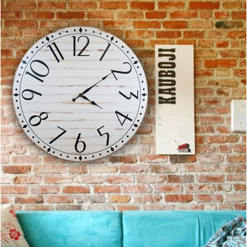 Horloge murale surdimensionnée Zed, Grand