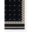 Tapis noir en polyester 5 pi 3 po x 7 pi 6 po Foundry Select Canella-382902447