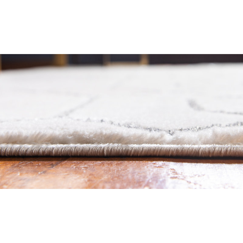 Geometric Area Rug, Rectangle 61 x 91cm