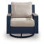 Fauteuil oscillant pivotant avec coussin L chariot