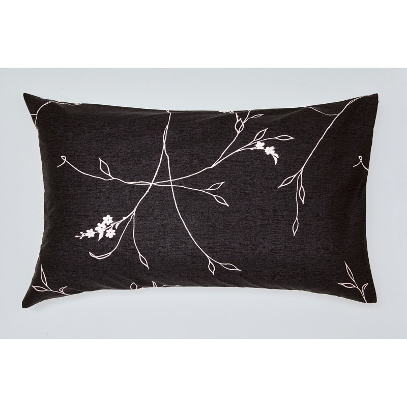 MāLie Black 100% Cotton Duvet Cover Set, Single - 1 Standard Pillowcase