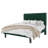Modern Corduroy Platform Bed With Adjustable Headboard,Maximize Space With Under-Bed Storage,No Box Spring Required-487709959-487709960